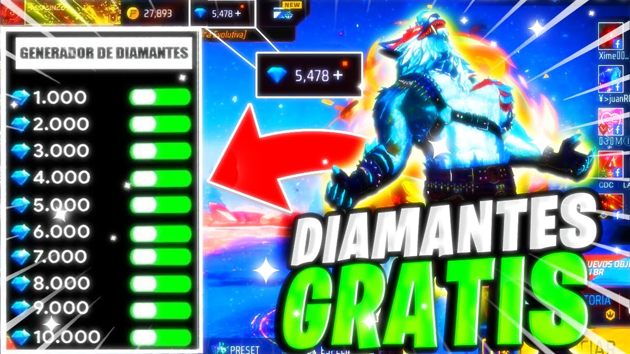 como conseguir diamantes ilimitados en free fire